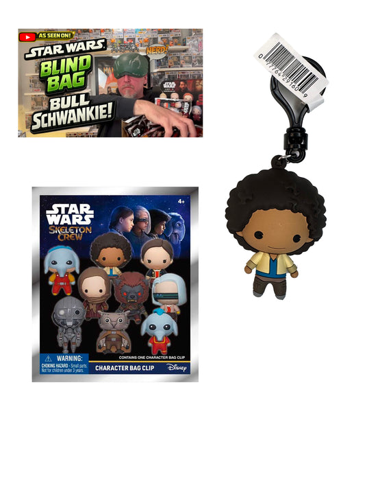 Star Wars Skeleton Crew Wimm Loose Blind Bag Clip Monogram Keychain