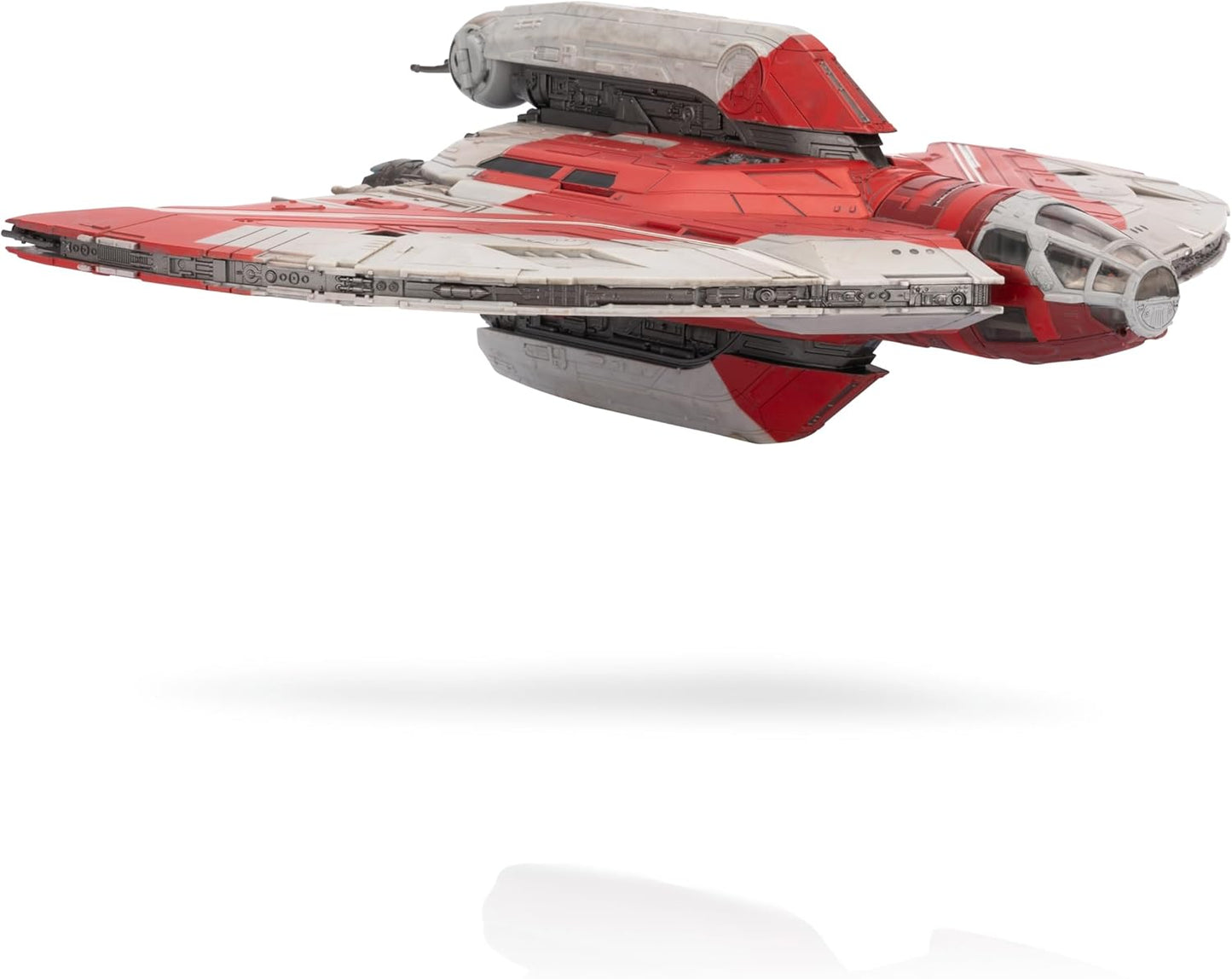 Star Wars Micro Galaxy Squadron Ahsoka Tano'S T-6 Jedi Shuttle - 13-Inch Vehicle with Rotating Wings and Three 1-Inch Micro Figure Accessories