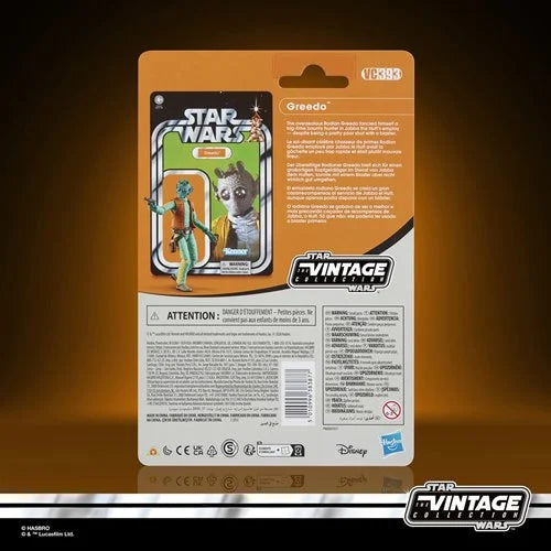 Star Wars The Vintage Collection Greedo 3.75-Inch Action Figure | A New Hope Cantina Figure
