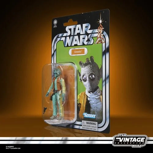 Star Wars The Vintage Collection Greedo 3.75-Inch Action Figure | A New Hope Cantina Figure