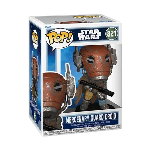 (In hand) Funko Pop Star Wars #821 Mercenary Guard Droid Mandalorian & Grogu Movie