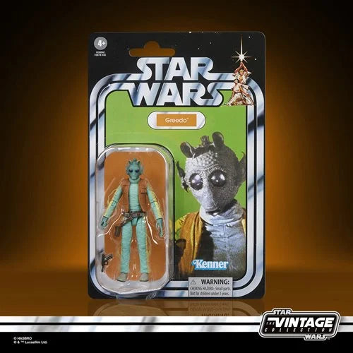 Star Wars The Vintage Collection Greedo 3.75-Inch Action Figure | A New Hope Cantina Figure