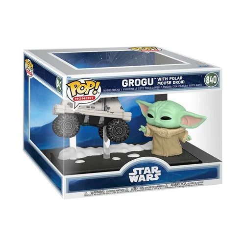 (PRE-ORDER) Star Wars The Mandalorian & Grogu Grogu with Polar Mouse Droid Funko Pop! Moment #840 (EST SHP MAY 2026)