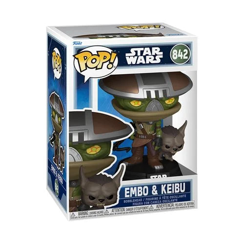 (PRE-ORDER) Star Wars The Mandalorian & Grogu Embo & Keibu Funko Pop! Vinyl Figure #842 (EST SHP SEPTEMBER 2026)