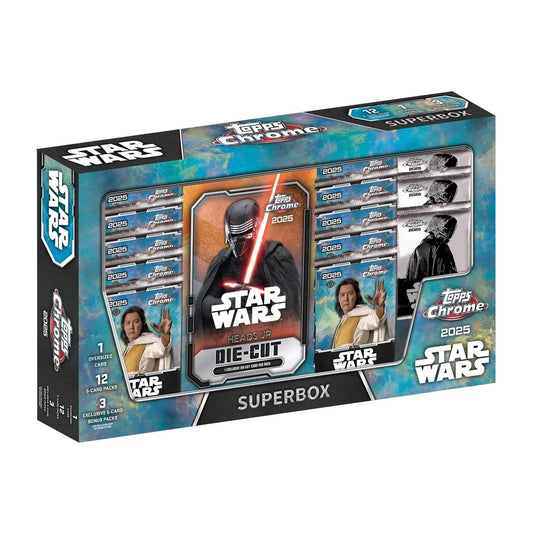 2025 Topps Chrome Star Wars Collection Box – Sealed Costco Exclusive