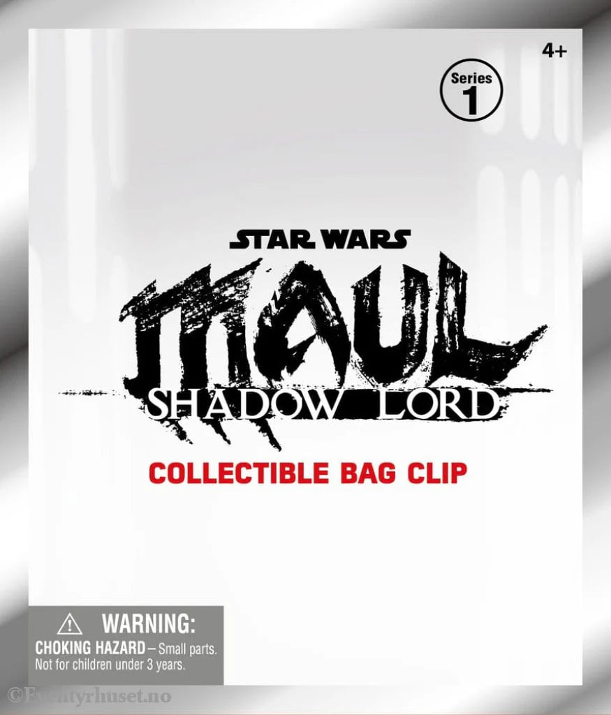 Star Wars Maul Shadow Lord 3D Foam Bag Clips — 6-Pack Collector Bundle (Blind Bags)