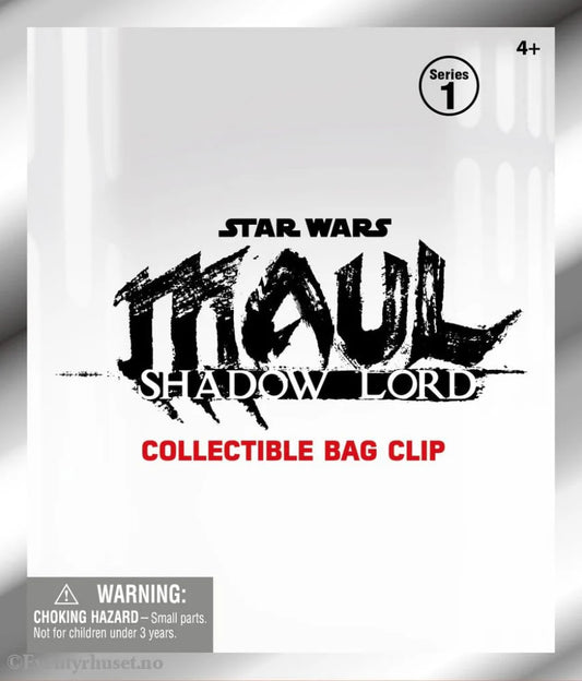 Star Wars Maul Shadow Lord 3D Foam Bag Clips — 6-Pack Collector Bundle (Blind Bags)